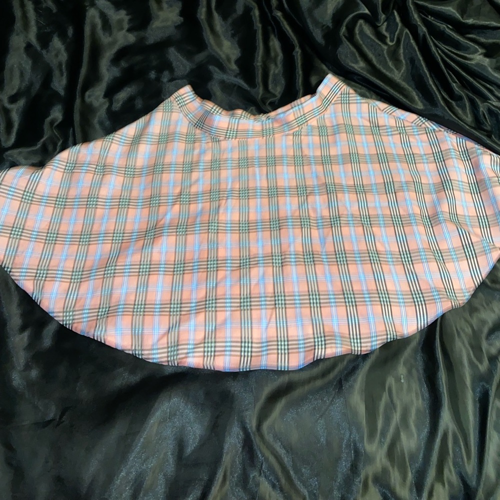 Plaid Pink Skirt